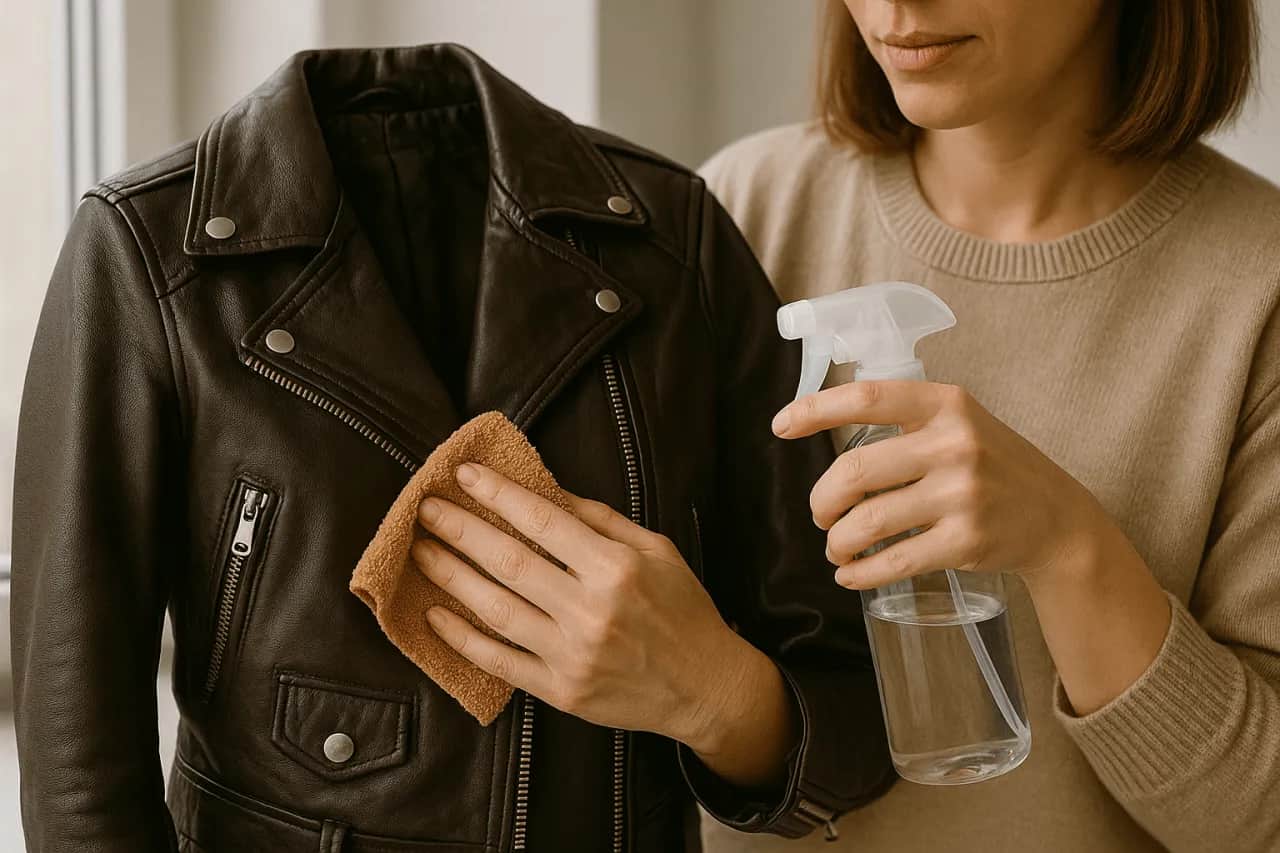 Wyczyść kurtkę skórzaną jak ekspert! Domowe triki i pielęgnacja.